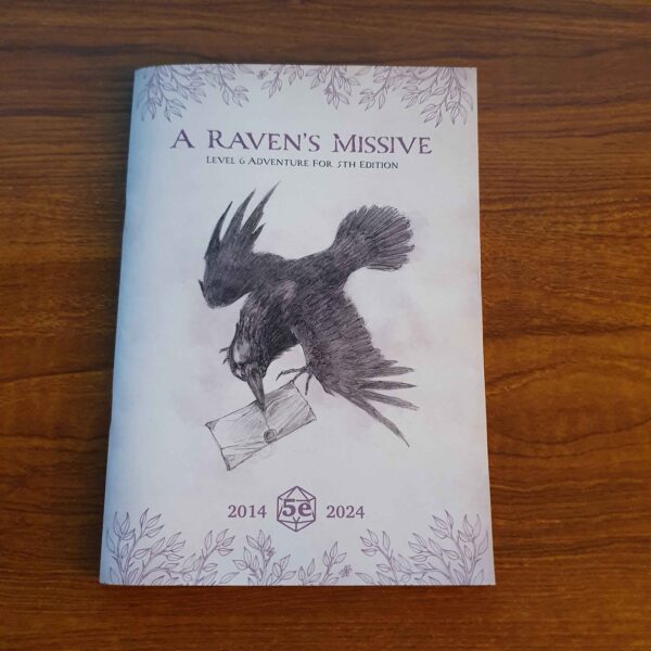 Pre-order: A Raven's Missive - A Level 6 Fey Realm Adventure